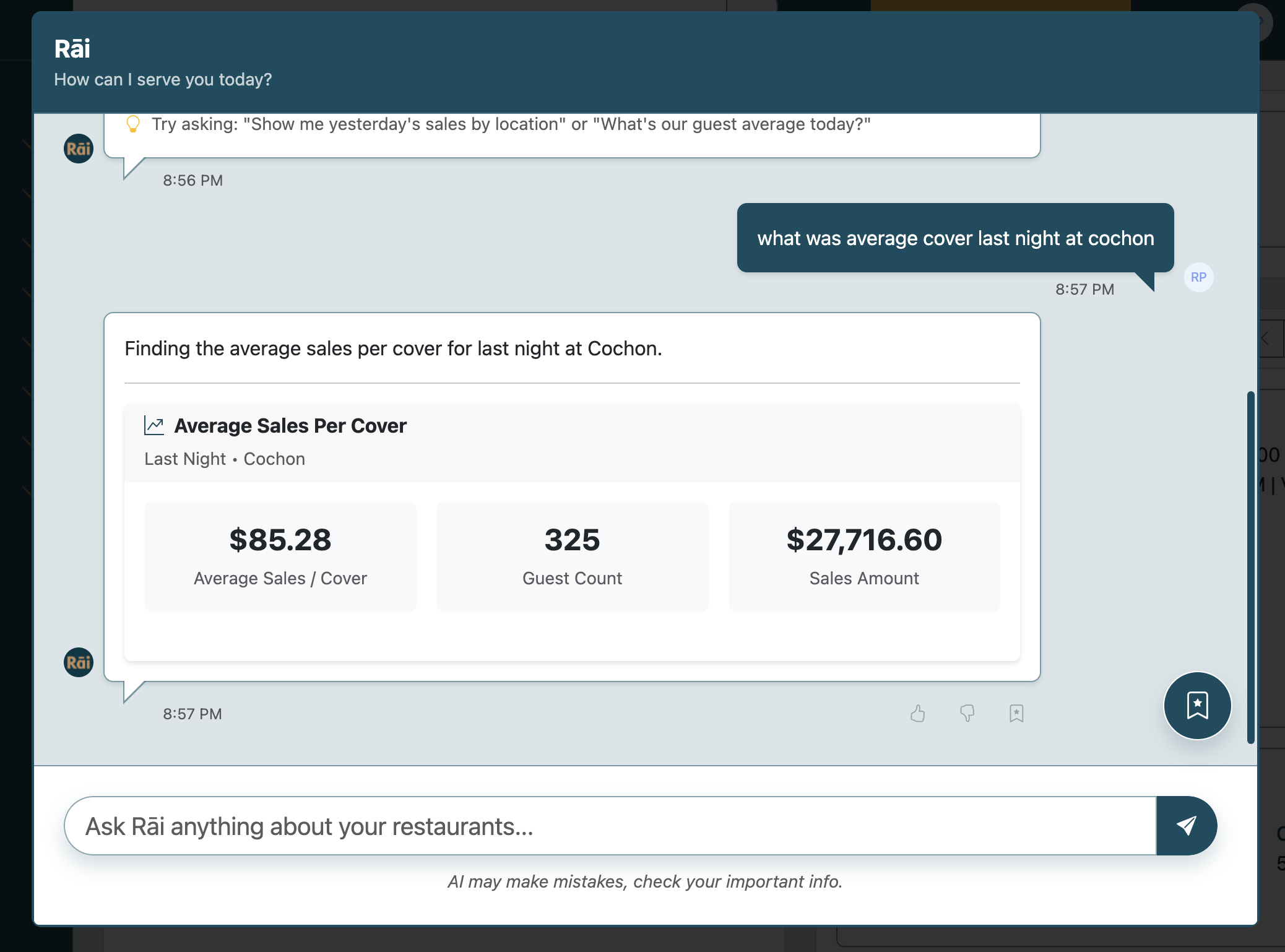 Rāi AI Chat Interface